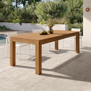 Avalon 90" - 114" Outdoor Extendable Dining Table - Acacia