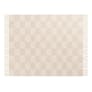 Galene Jacquard Cotton Throw - Ivory Cream