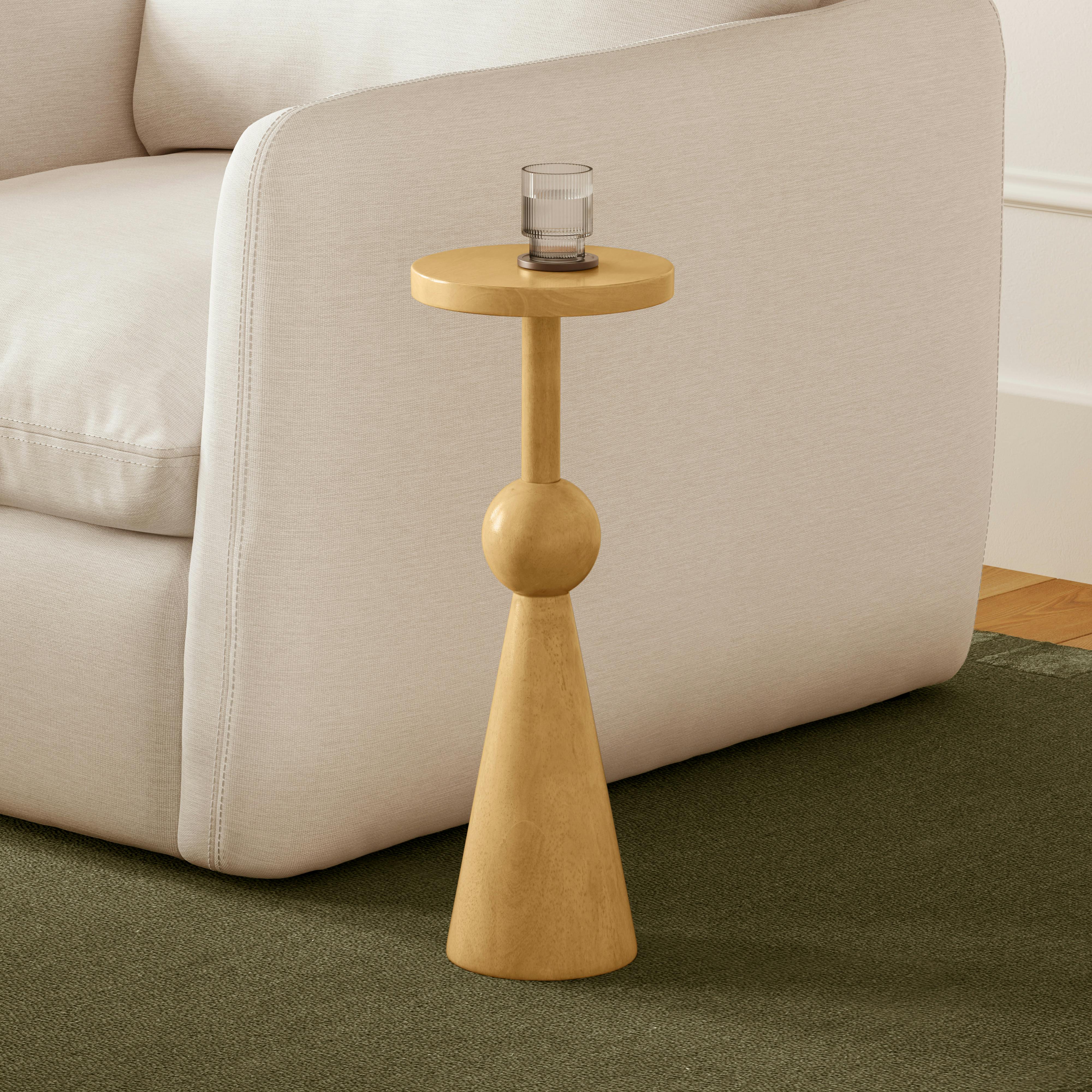 Dahlia Natural Oak Drinks Table | Article