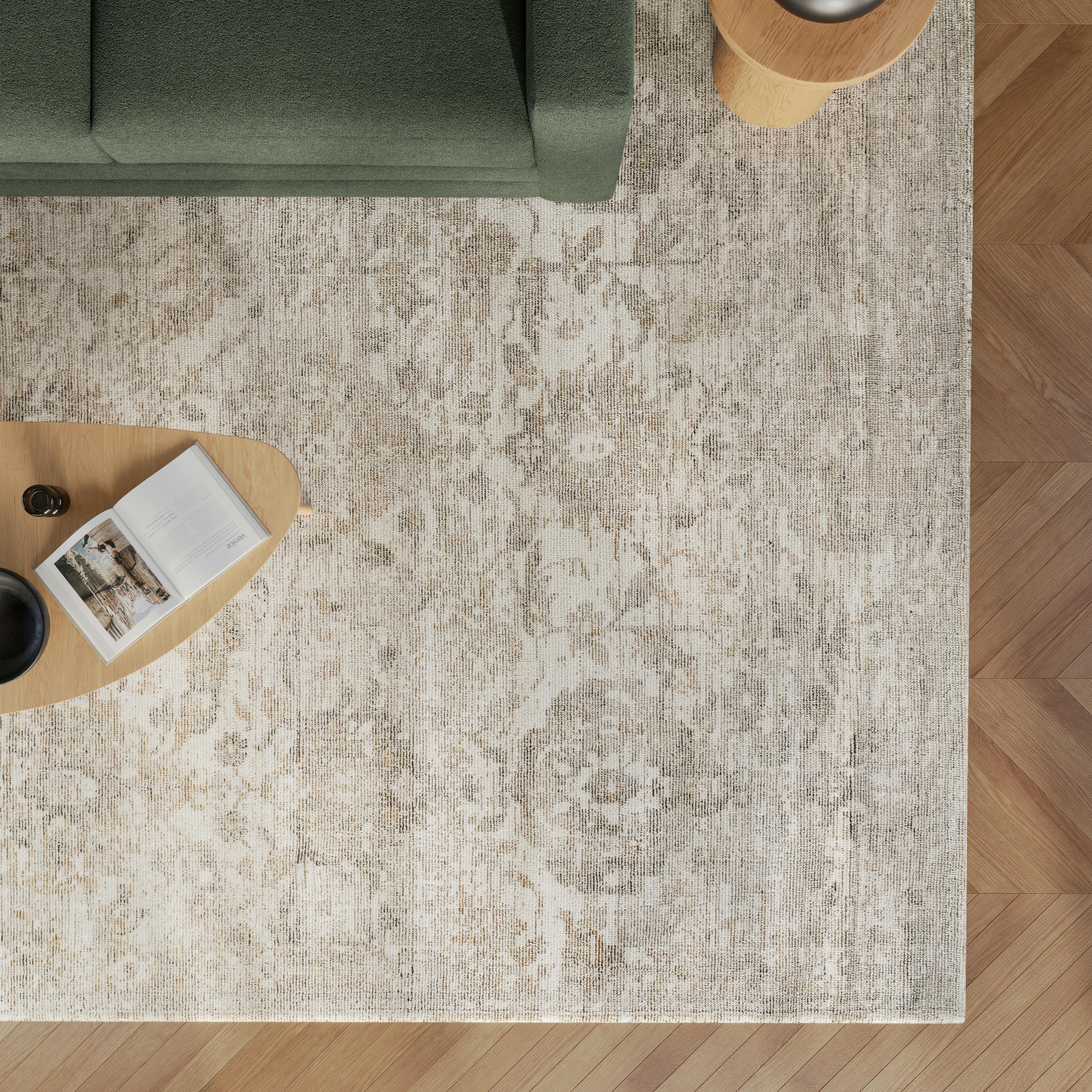 Luna Peach Ivory 9 x 12 Rug | Article