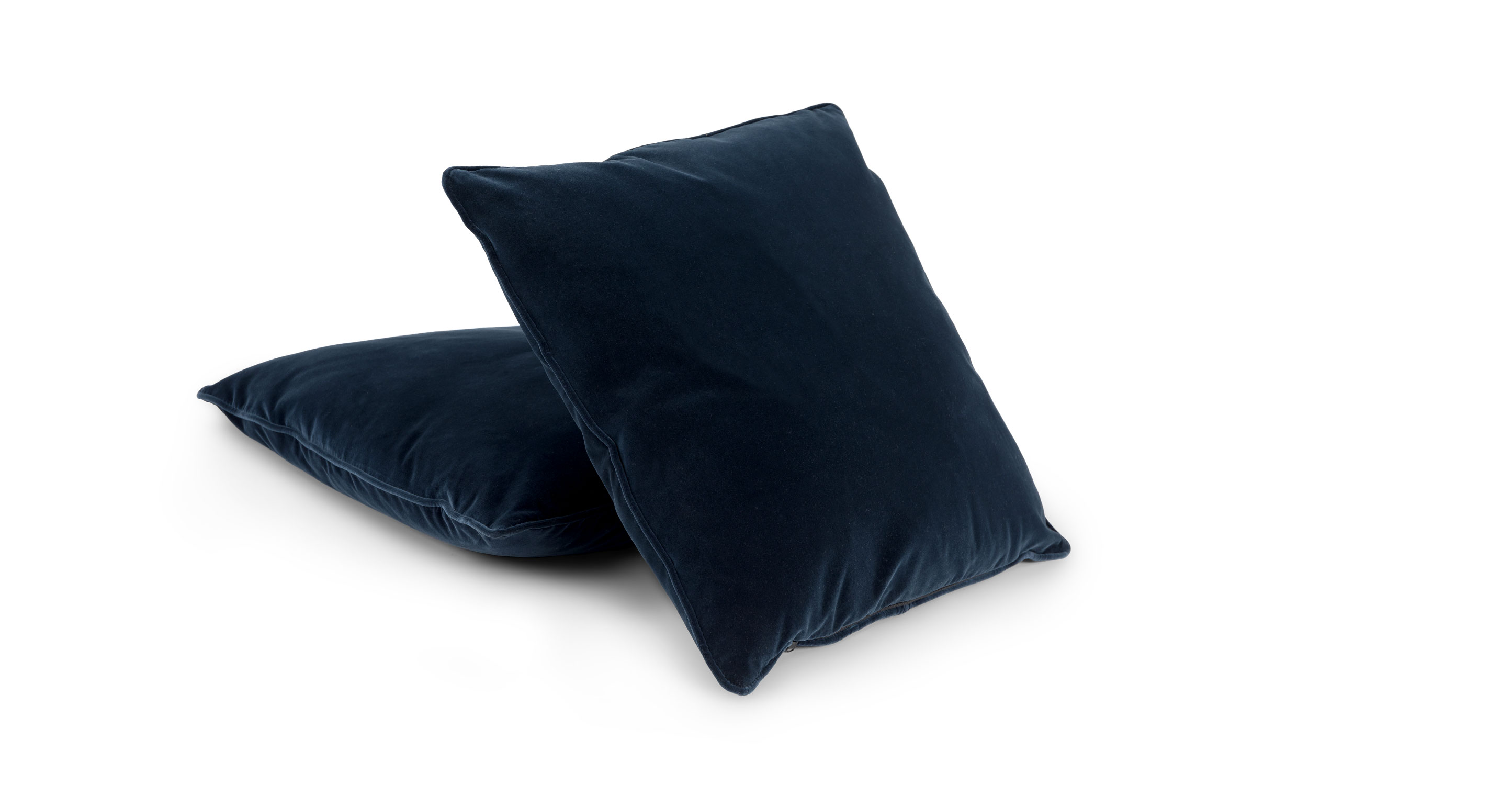 45 x 45 Cm Scatter Box Wilde Velour Piped Feather Filled Cushion
