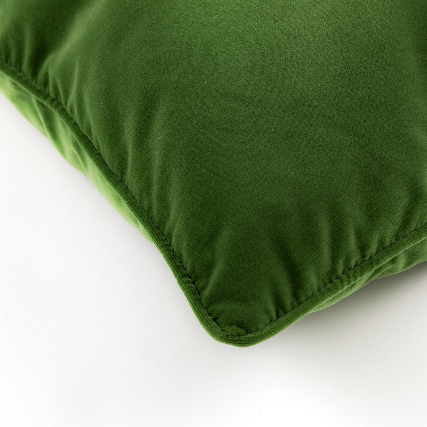 Grass Green Lucca Velvet Zipper Throw Pillow Set x2 Article