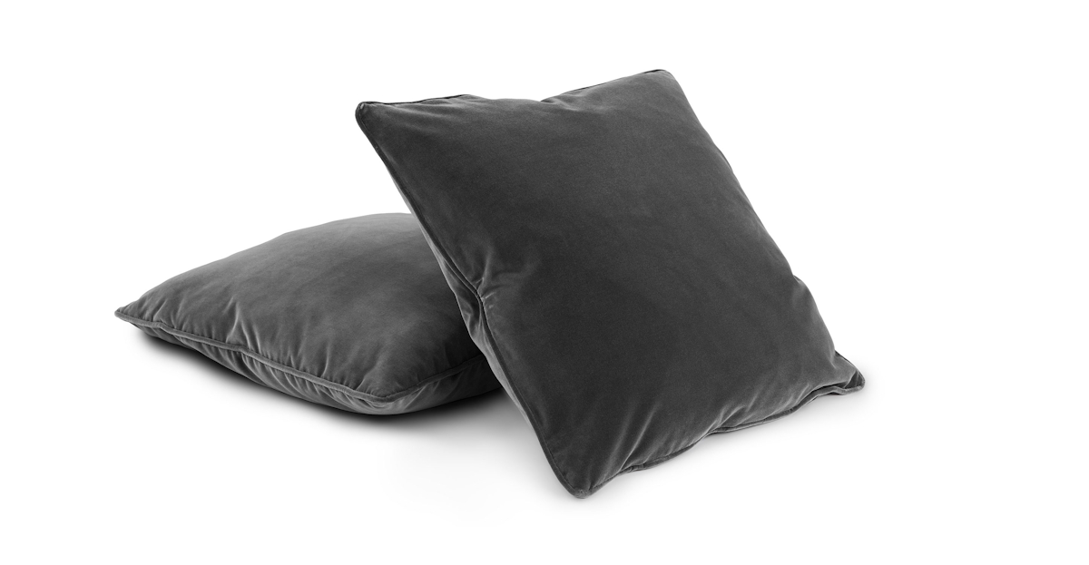 Lucca Shadow Gray Pillow Set | Article