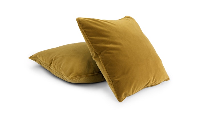 Lucca Yarrow Gold Pillow Set - Primary View 1 of 9 (Open Fullscreen View).