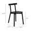 The Odie Café Table x Ulka Dining Chair Bundle - Gallery View 1 of 6.