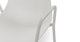 Svelti Pure White Dining Armchair - Gallery View 7 of 9.