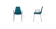 Svelti Deep Cove Teal Dining Armchair - Gallery View 11 of 11.