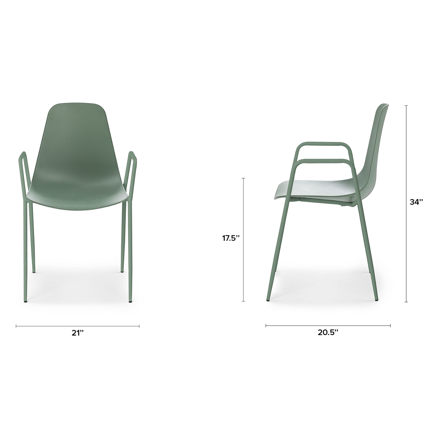 椅子 IDEE LANGUE STACKING CHAIR Green 在庫限り】LANGUE STACKING CHAIR Green｜リビング・ダイニング