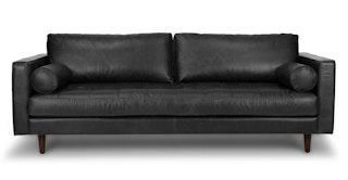 Sven Oxford Black Sofa