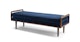 Ansa Cascadia Blue Bench - Gallery View 3 of 11.