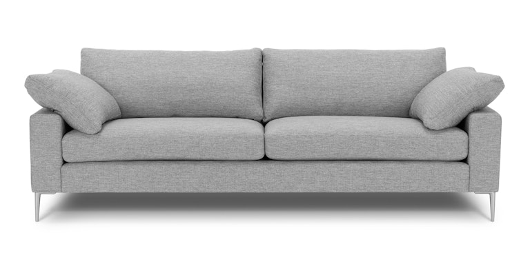 Gevoelig Goed opgeleid compressie Winter Gray 3-Seater Fabric Sofa | Nova | Article