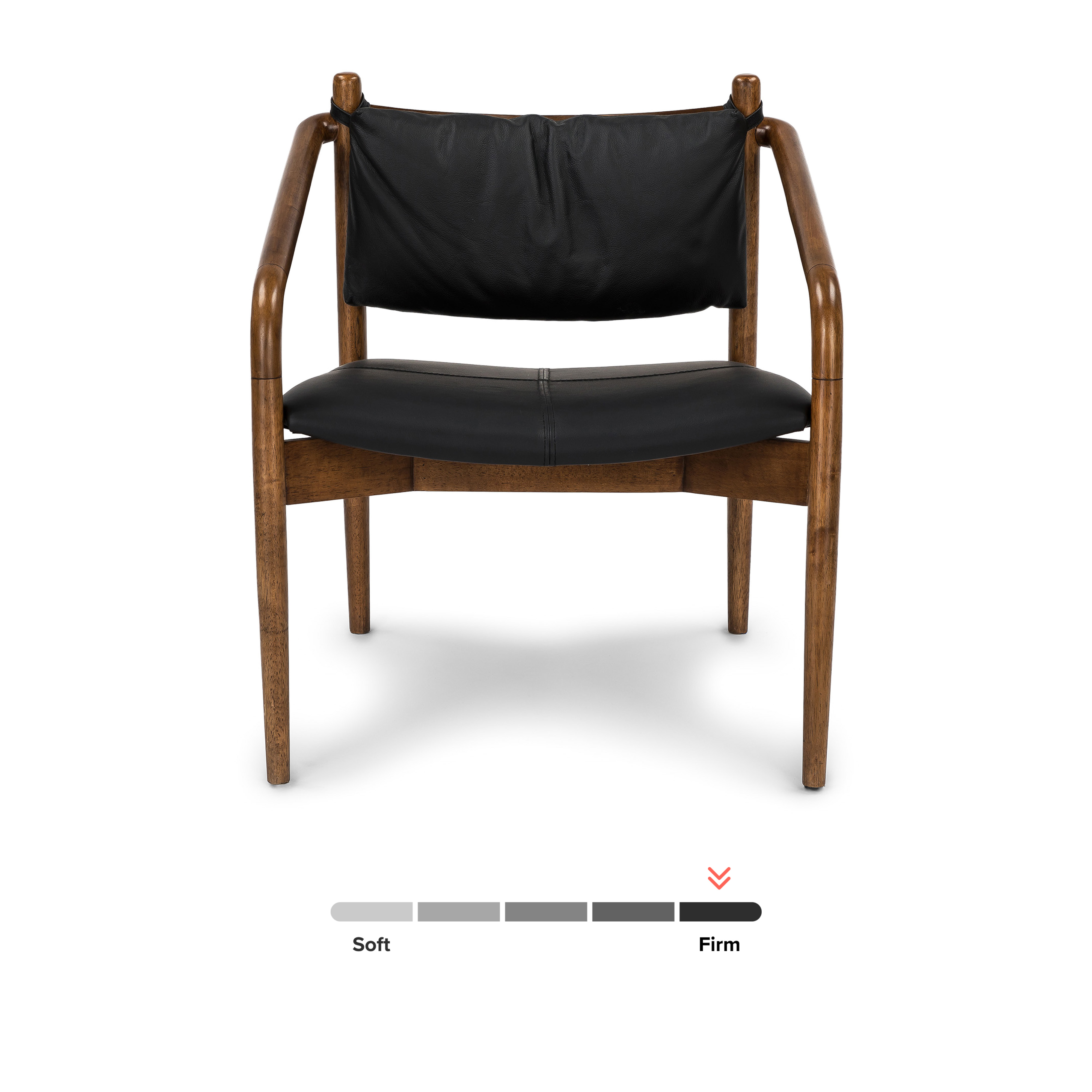 Lento Leather Lounge Chair - Thumbnail 5