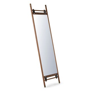 Beau Floor Mirror - Walnut