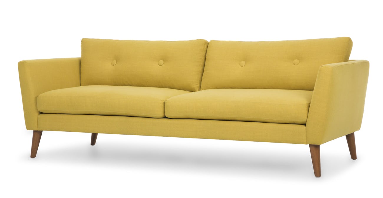 Emil Chartreuse Yellow Sofa