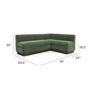 The Torme Dining Table x Malmo Banquette Bundle - Primary View 1 of 7 (Click To Zoom).