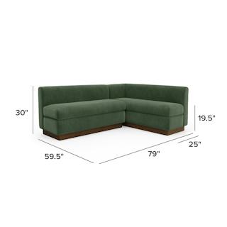 The Torme Dining Table x Malmo Banquette Bundle - Primary View 1 of 7 (Click To Zoom).
