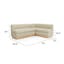 The Torme Dining Table x Malmo Banquette Bundle - Gallery View 1 of 7.