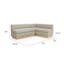 The Torme Dining Table x Malmo Banquette Bundle - Gallery View 1 of 7.