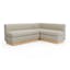 The Torme Dining Table x Malmo Banquette Bundle - Gallery View 1 of 7.