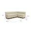 The Torme Dining Table x Malmo Banquette Bundle - Gallery View 1 of 7.