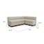 The Torme Dining Table x Malmo Banquette Bundle - Gallery View 1 of 7.