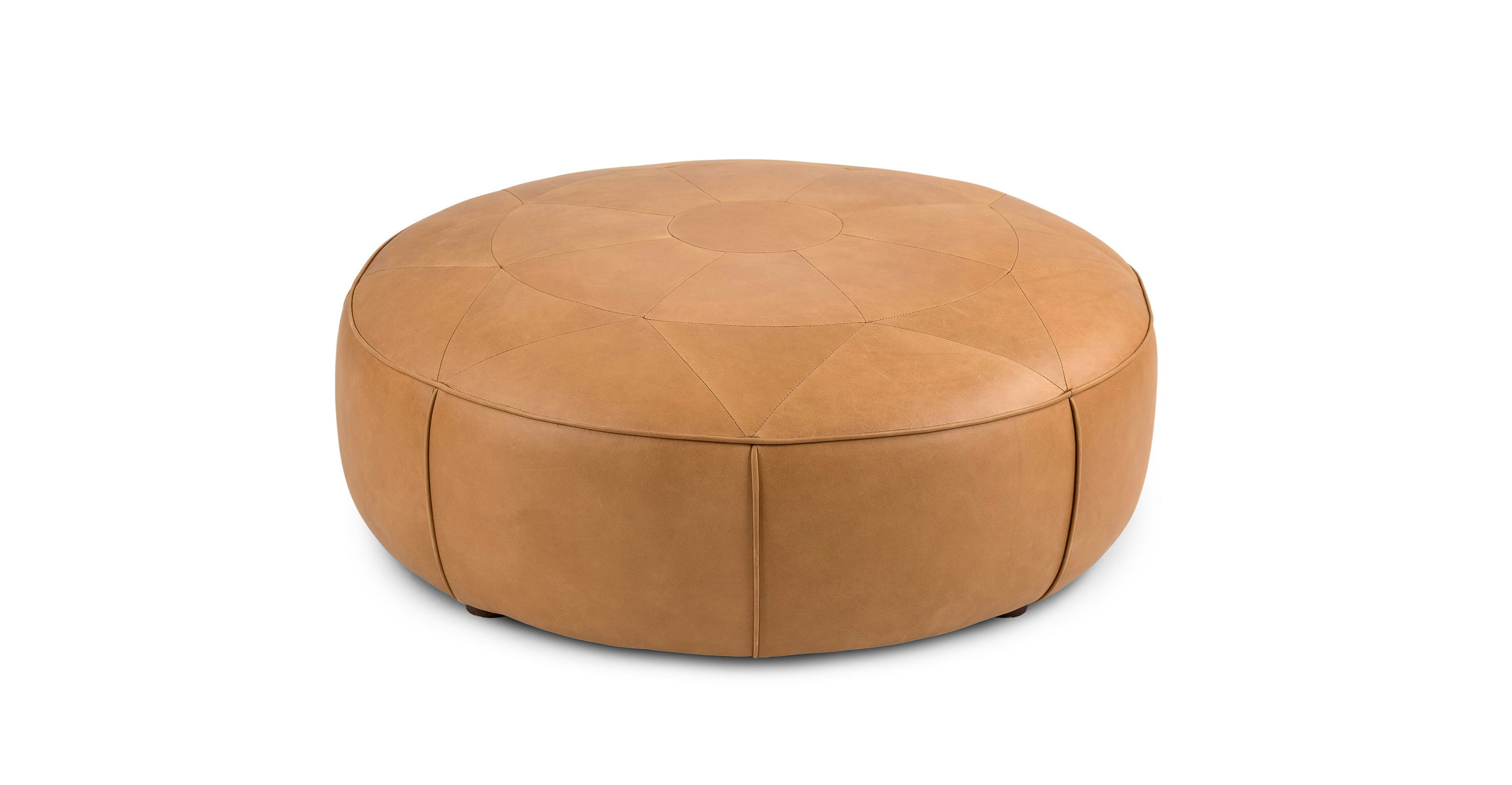 Orbis Charme Tan Ottoman