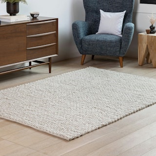 Hira 5 x 8 Rug - Natural Ivory