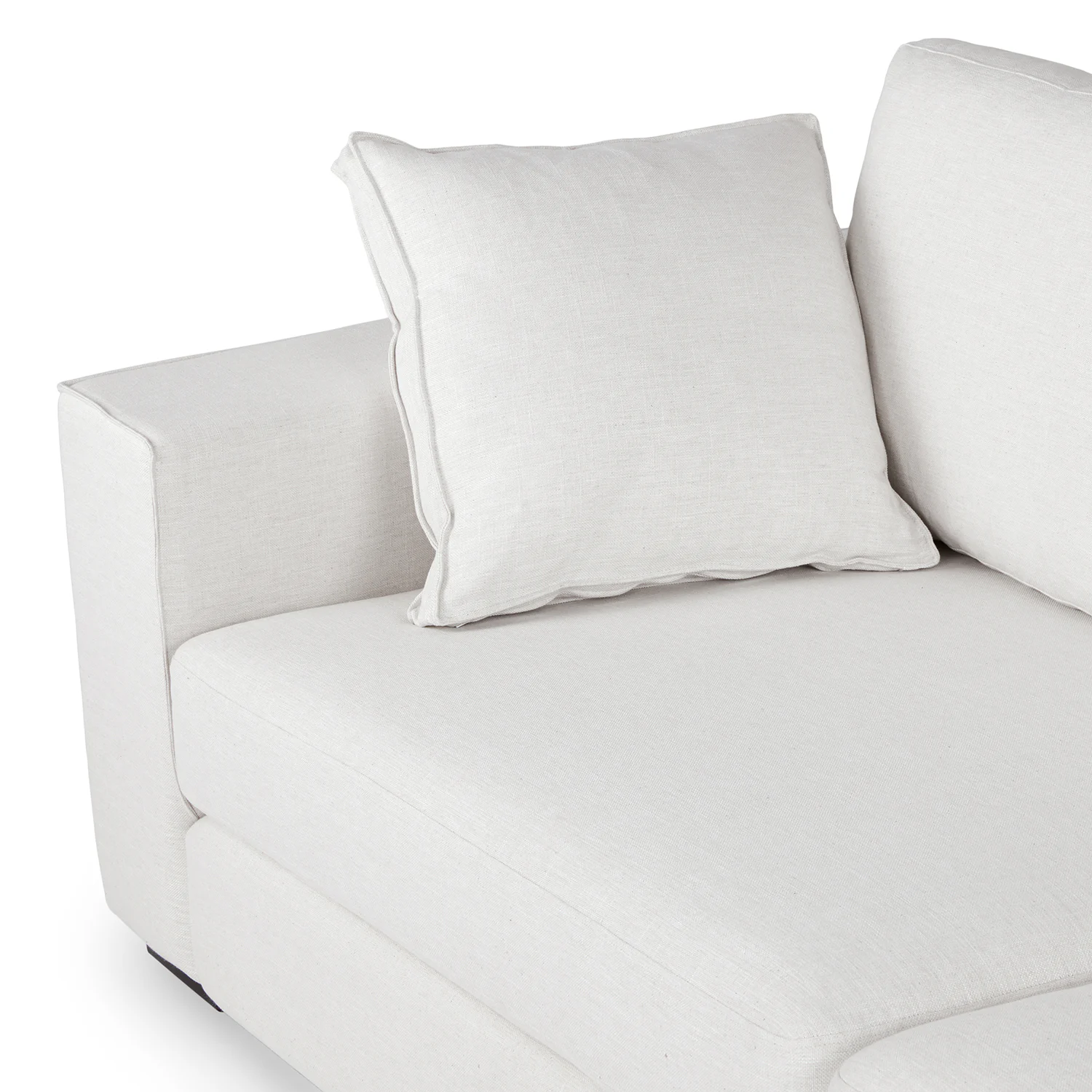 Sitka 99" Quartz White Sofa - Stylish & Durable