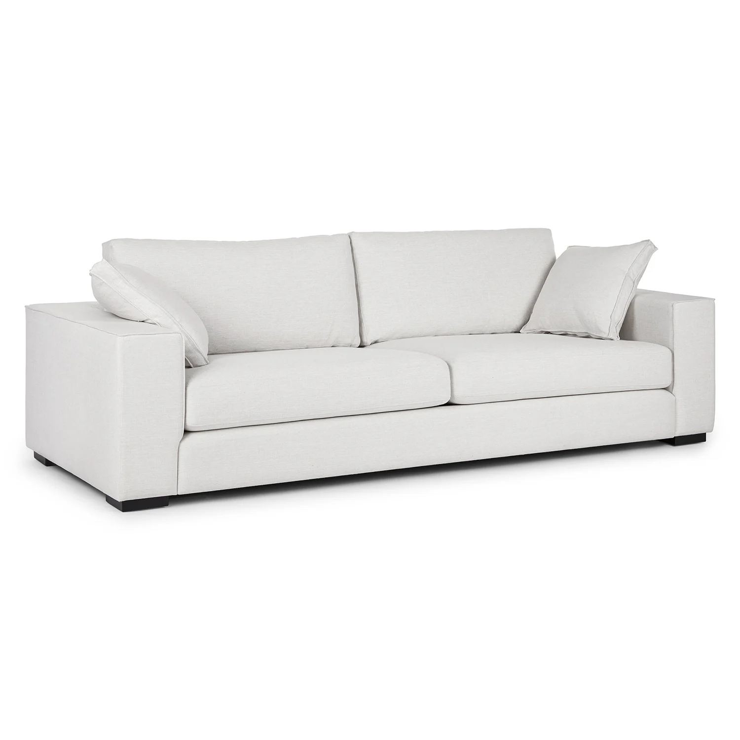 Sitka 99" Quartz White Sofa - Stylish & Durable