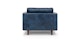 Sven Oxford Blue Chair - Gallery View 5 of 12.