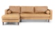 Sven Charme Tan Left Sectional Sofa - Gallery View 1 of 15.