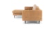 Sven Charme Tan Left Sectional Sofa - Gallery View 4 of 15.