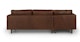 Sven Charme Chocolat Left Sectional Sofa - Gallery View 6 of 13.