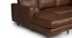 Sven Charme Chocolat Left Sectional Sofa - Gallery View 7 of 12.