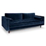 Sven 88" Tufted Velvet Sofa - Cascadia Blue