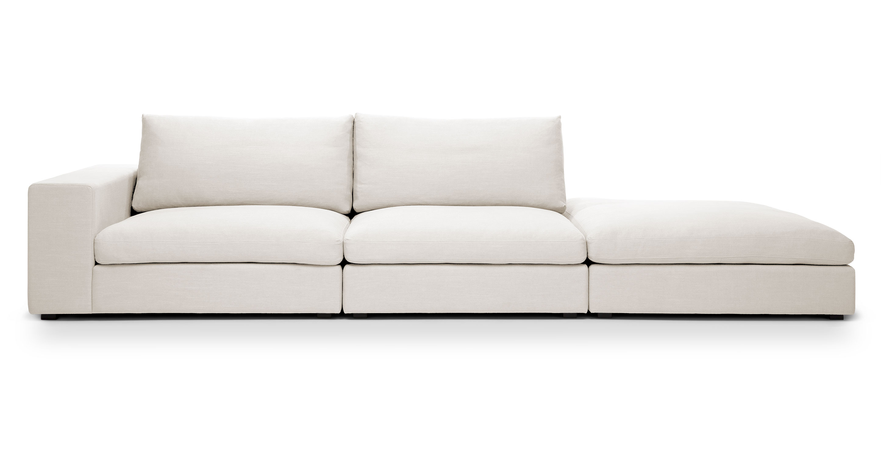 white modular sofa        
        <figure class=