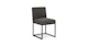 Oscuro Cinder Gray Dining Chair - Gallery View 1 of 12.