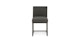 Oscuro Cinder Gray Dining Chair - Gallery View 3 of 12.