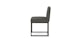 Oscuro Cinder Gray Dining Chair - Gallery View 4 of 12.