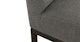 Oscuro Cinder Gray Dining Chair - Gallery View 8 of 12.