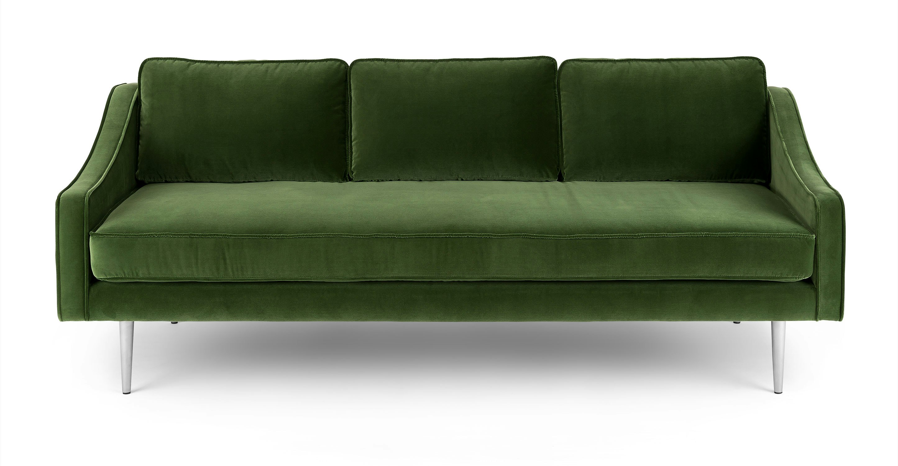 mirage grass green sofa sofas article modern mid christmas pillows and throws