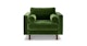 Sven Grass Green Chair - Gallery View 1 of 11.