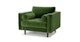 Sven Grass Green Chair - Gallery View 3 of 11.