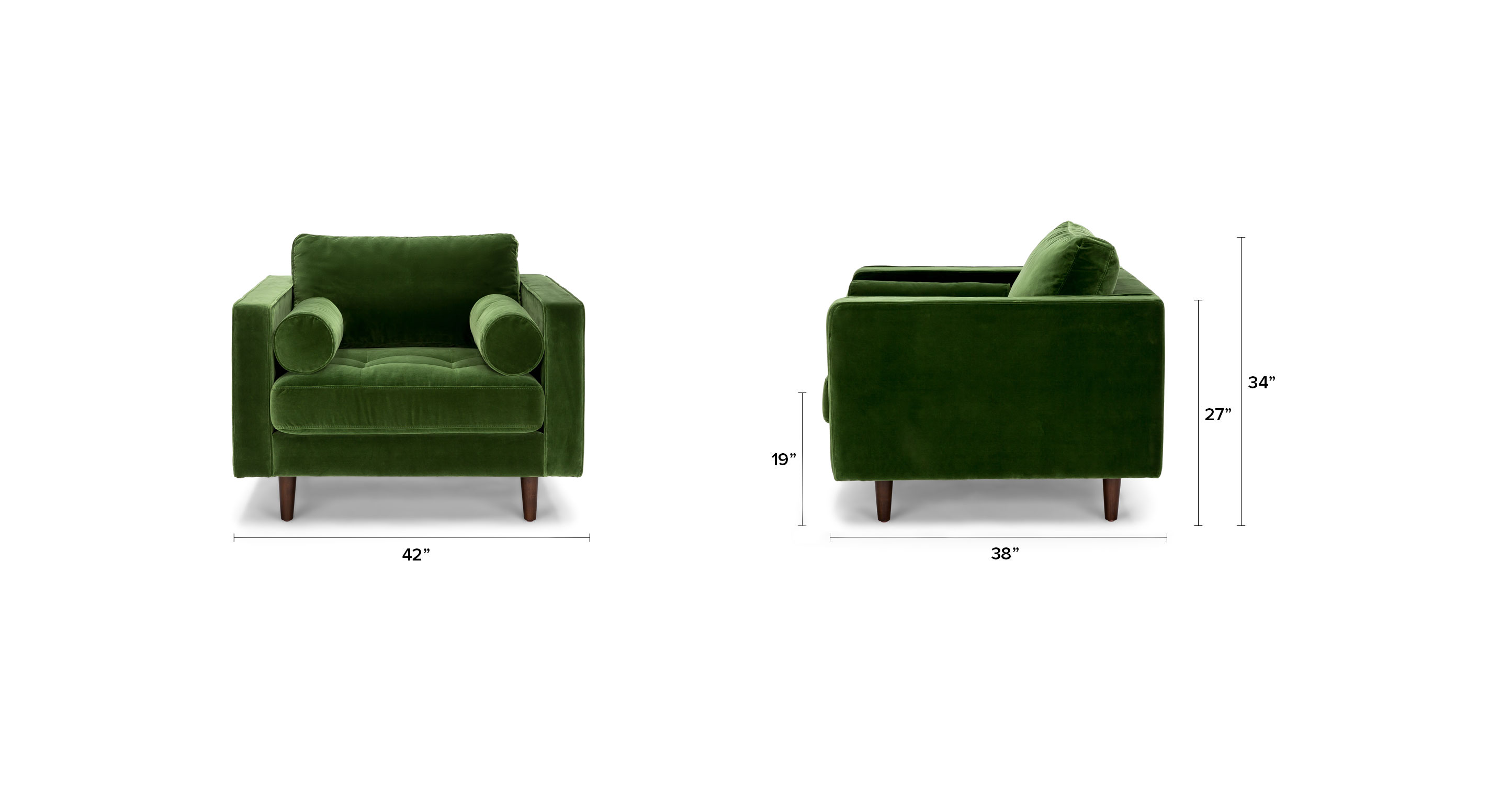 sven grass green chair