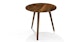 Amoeba Wild Walnut End Table - Gallery View 3 of 8.