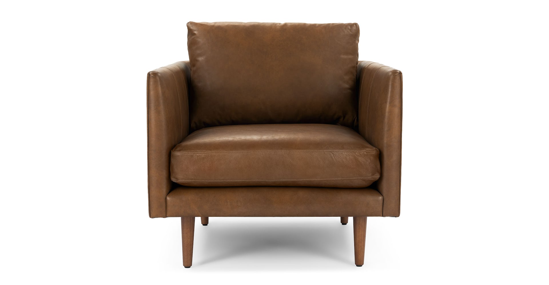 Bella Tan Burrard Leather Lounge Chair Article