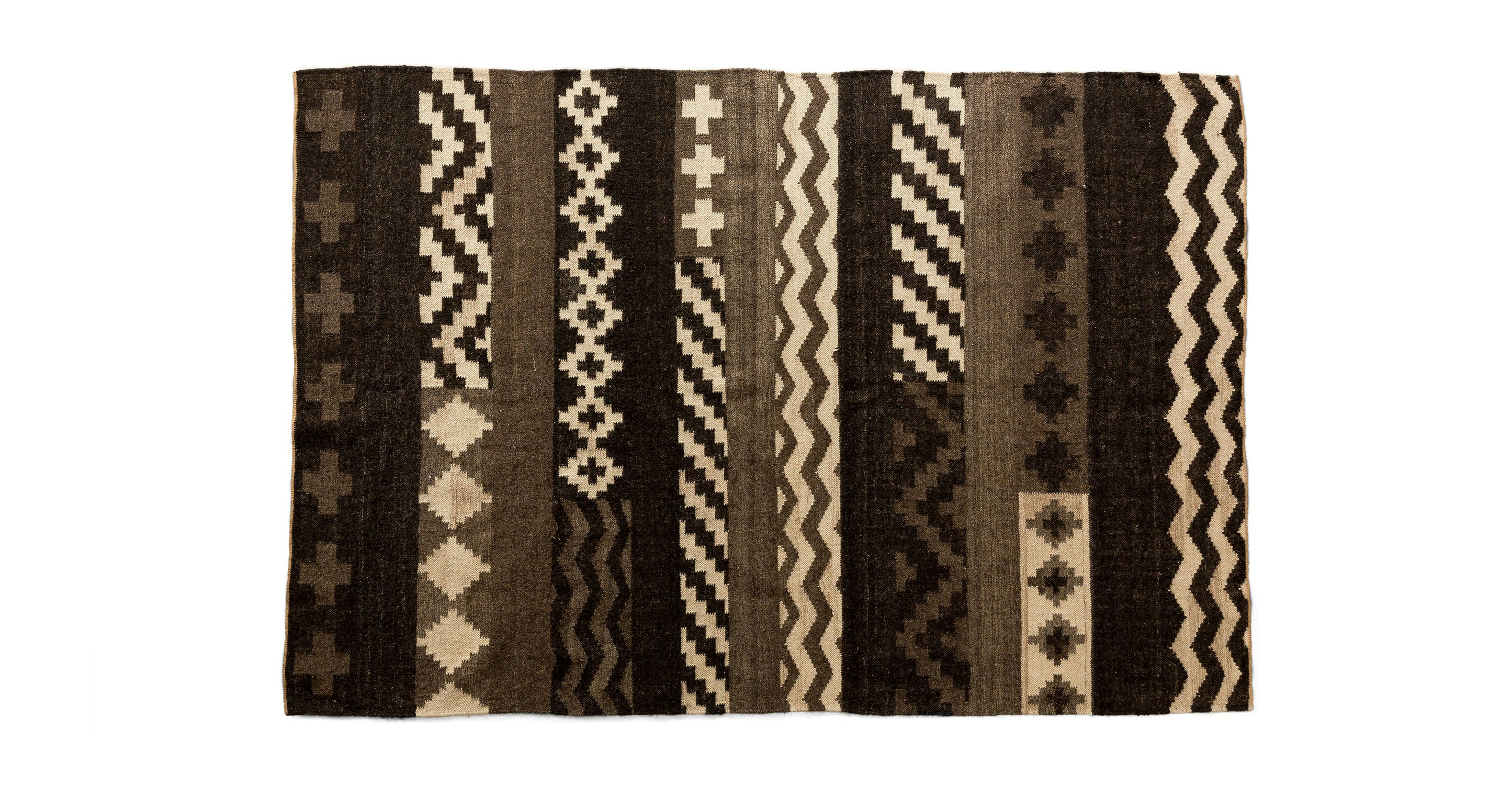 Nomad Block Rug 5 x 8 Rugs Article Modern, MidCentury and