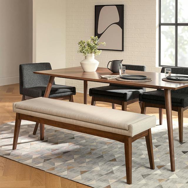 Seno Walnut Dining Table for 6 People | Article