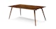 Seno Walnut Dining Table For 6 - Gallery View 4 of 10.