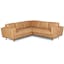 The Timber Leather Corner Sectional x Ottoman Bundle - Gallery View 1 of 6.